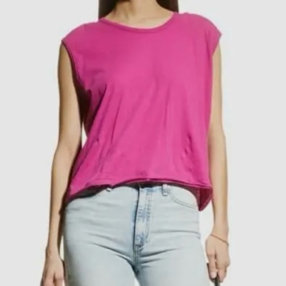 rag & bone Pink Short Sleeve Tee
